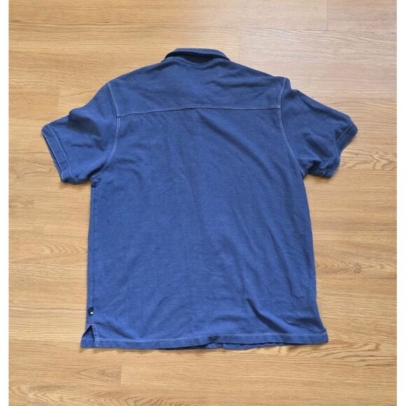 Tommy Bahama Costa Wave IslandZone Camp Shirt Mens Large Blue Performance - Picture 4 of 9